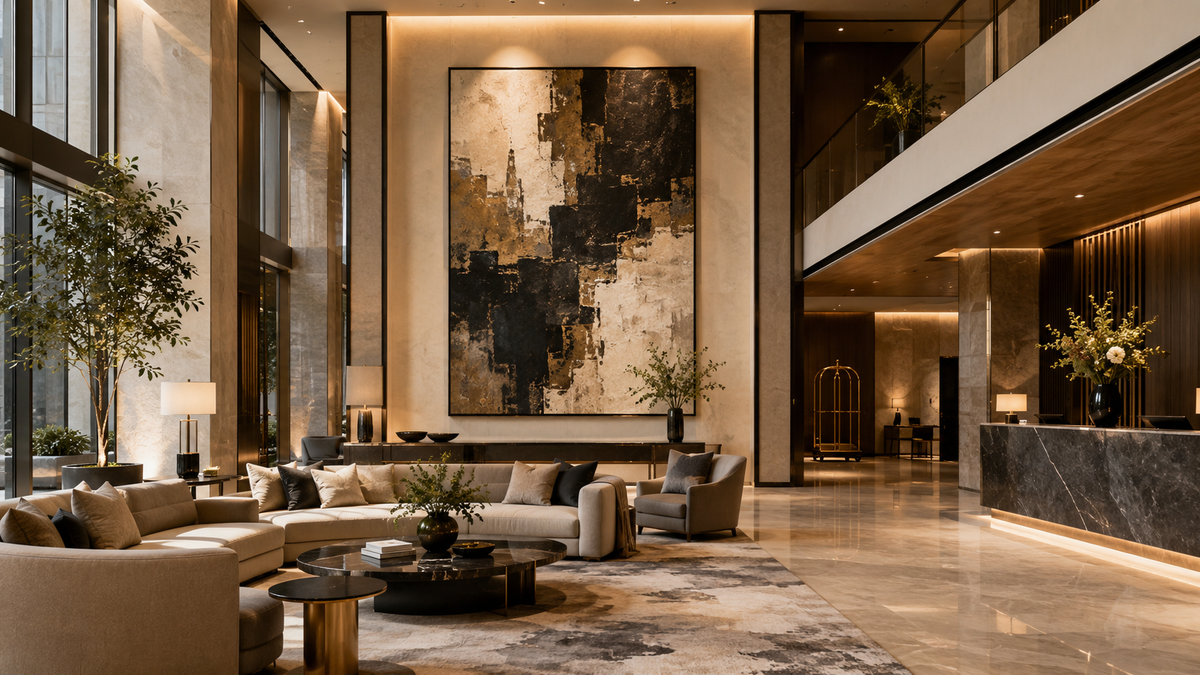 Hotel art decor