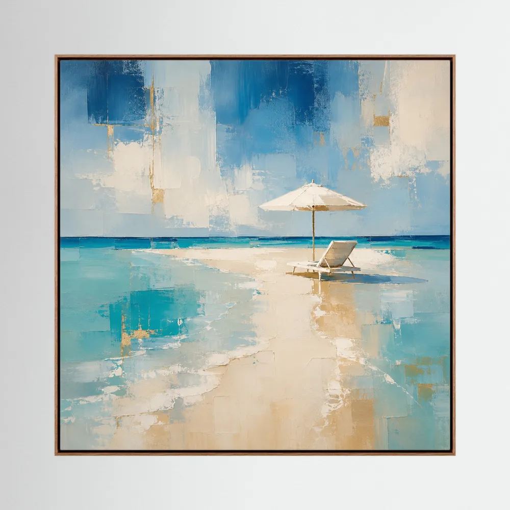 Private Horizon – Abstract Coastal Hotel Wall Art | Hotels Wall Co.